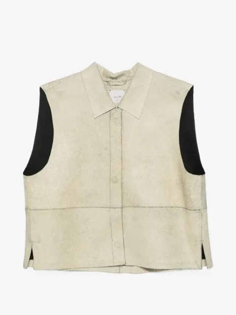 Alysi collared sleeveless vest
