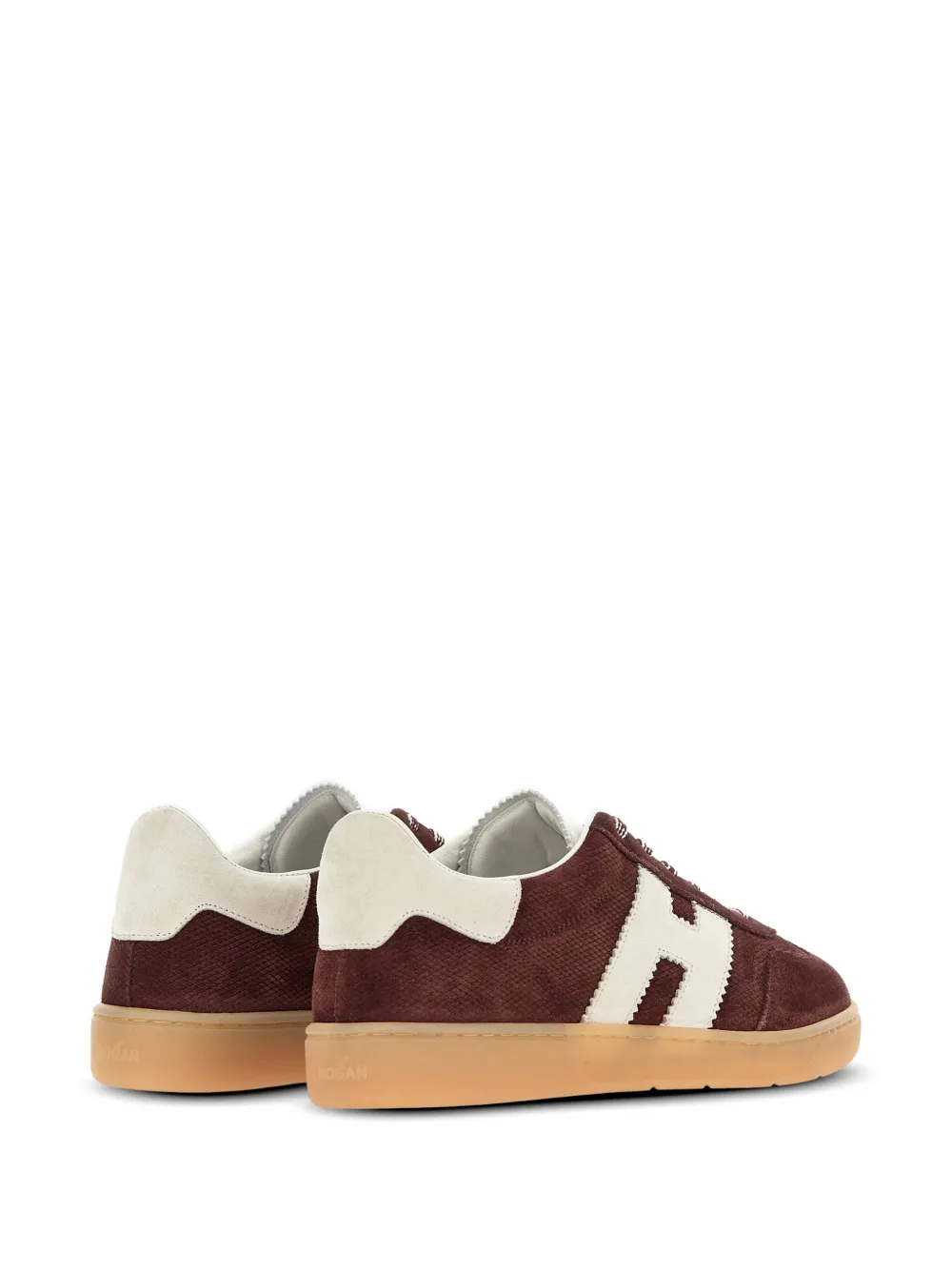 Hogan Sneakers met logo-applicatie Bruin