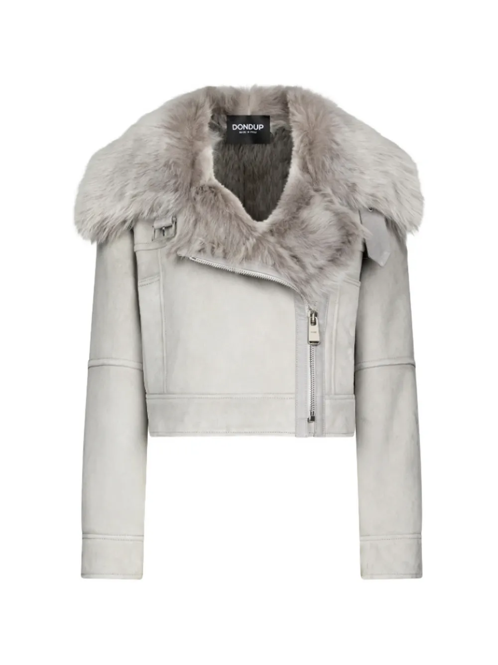 DONDUP leather jacket - Grigio