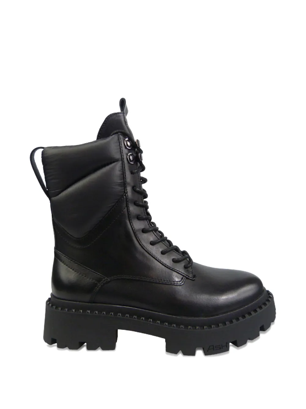 padded lace-up boots