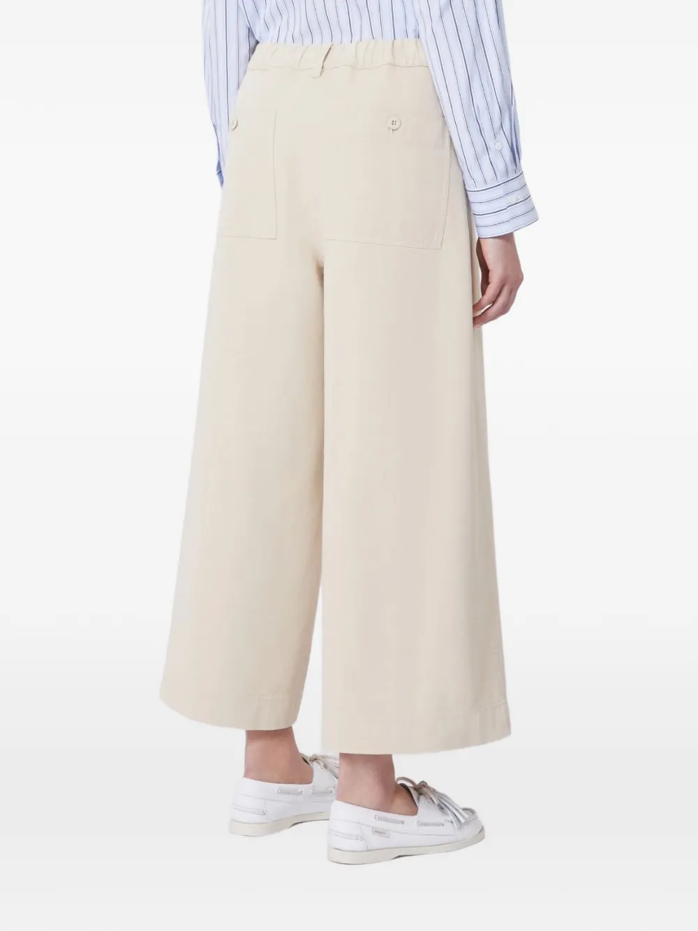  Weekend Max Mara Wkdariete Button Trousers - Neutrals 