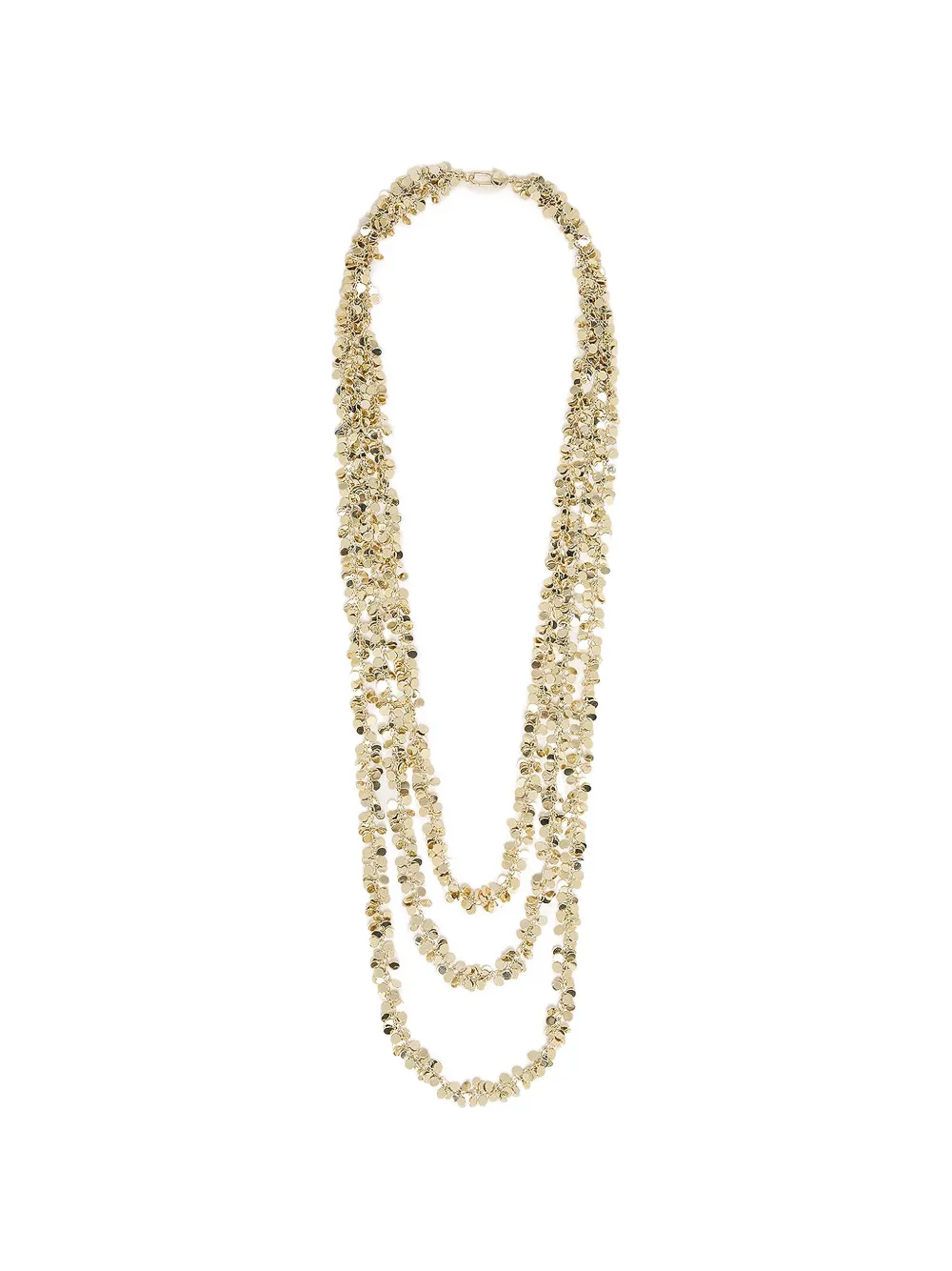 Max Mara Mstzarina Lobster-fastening Beaded Necklace In Gold