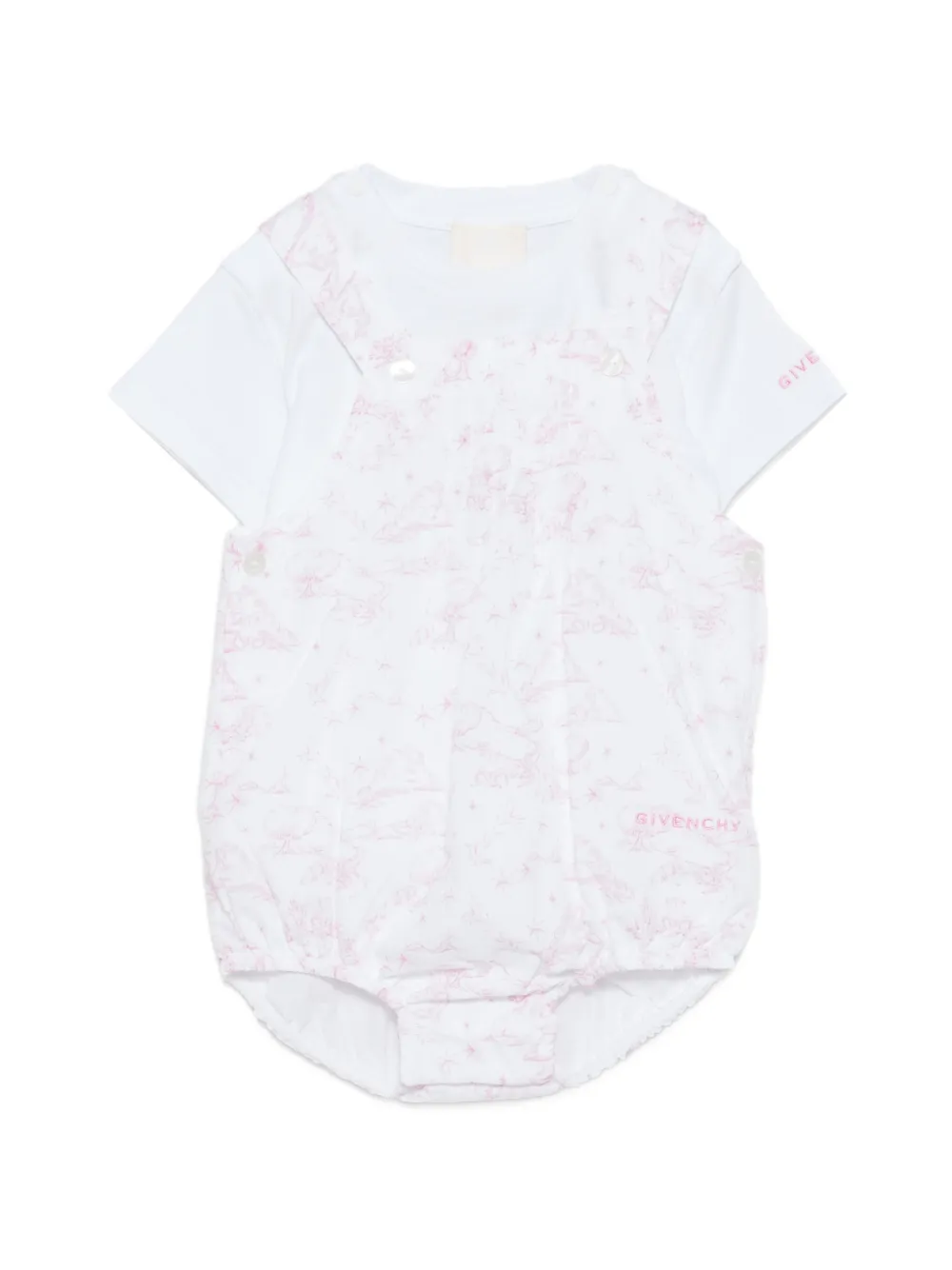 Givenchy Kids cotton bodie - Bianco