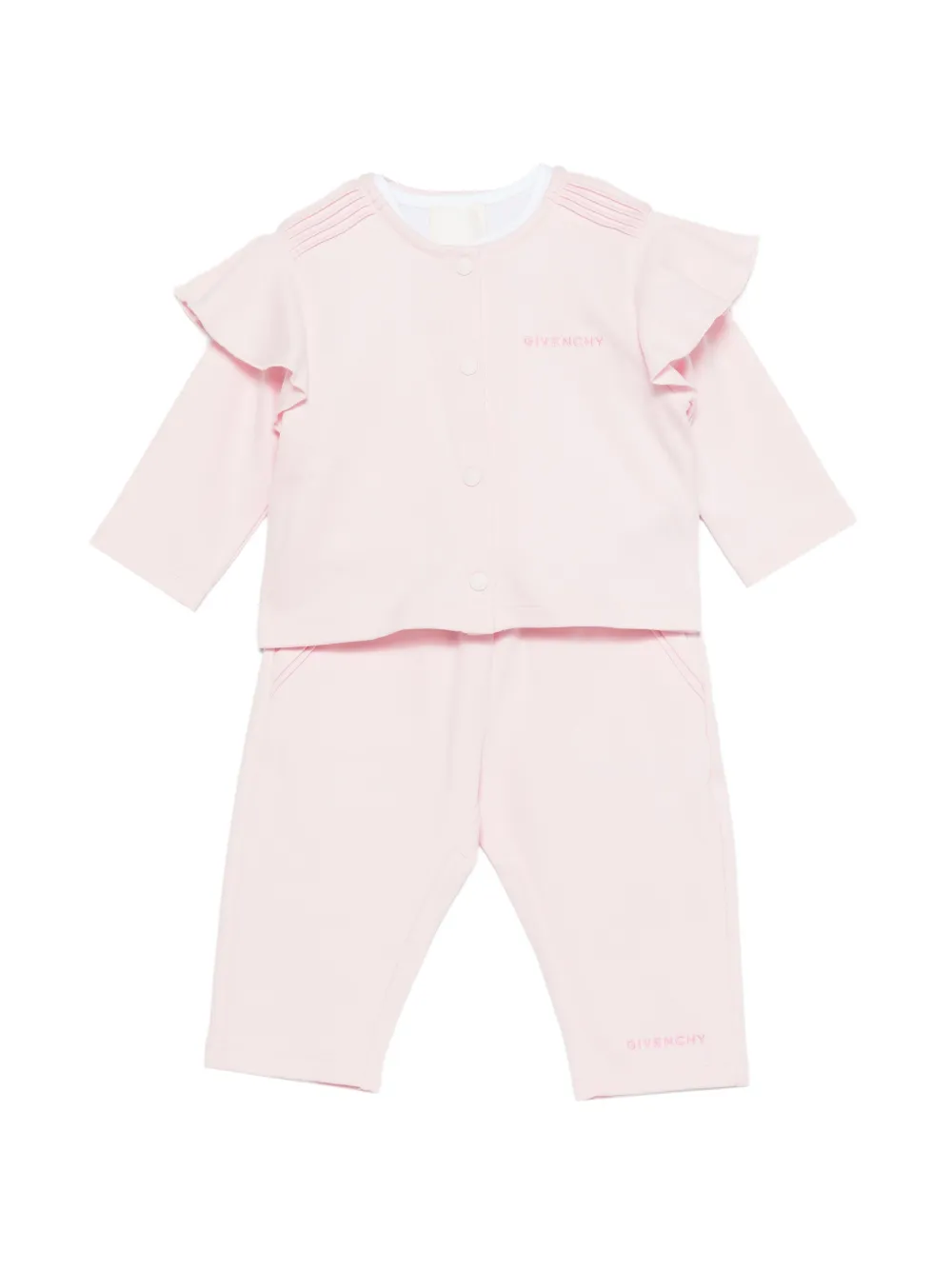 Givenchy Kids print babywear set - Weiß