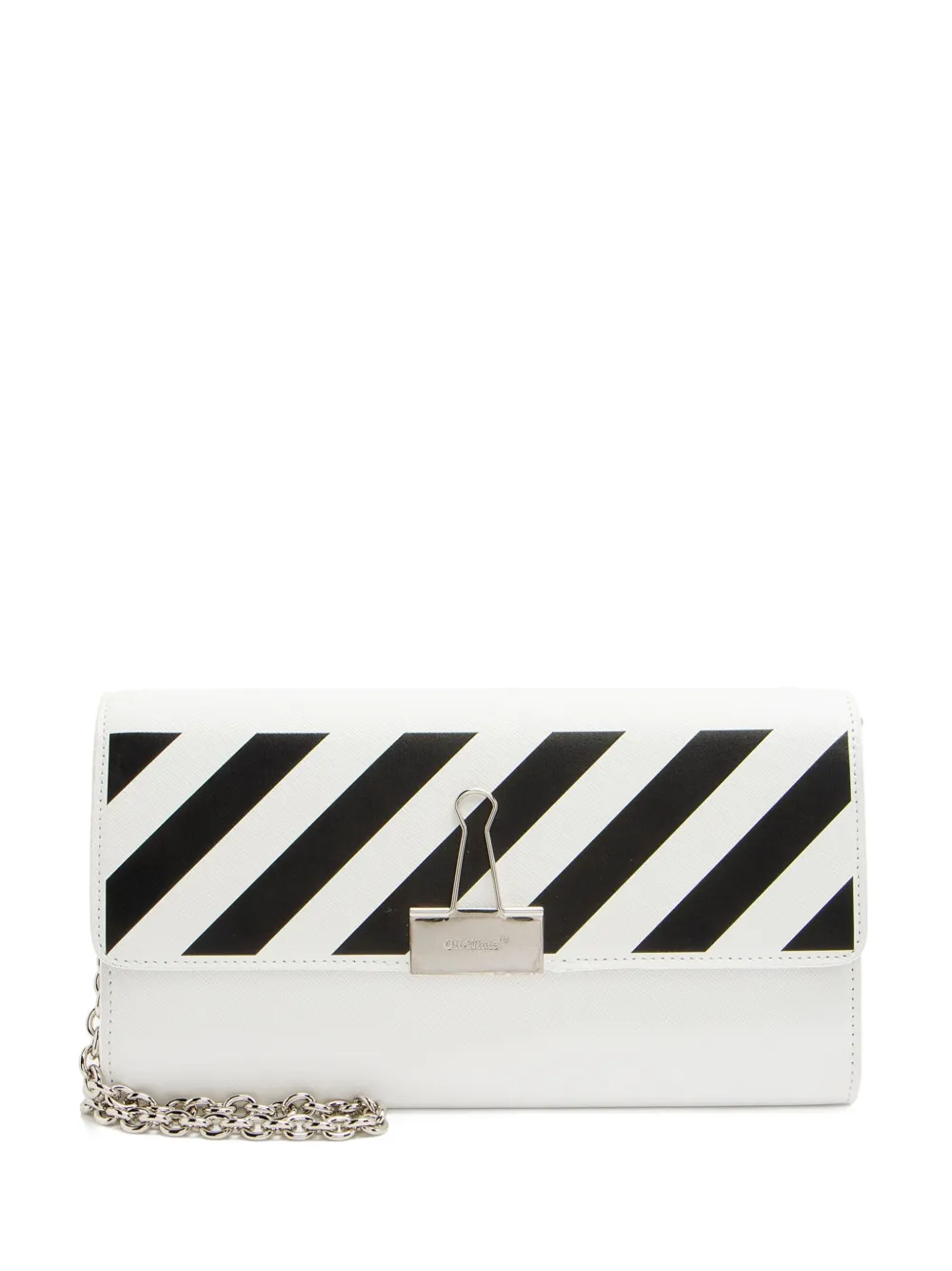 Off-White Pre-Owned binder-clip crossbody bag - Bianco