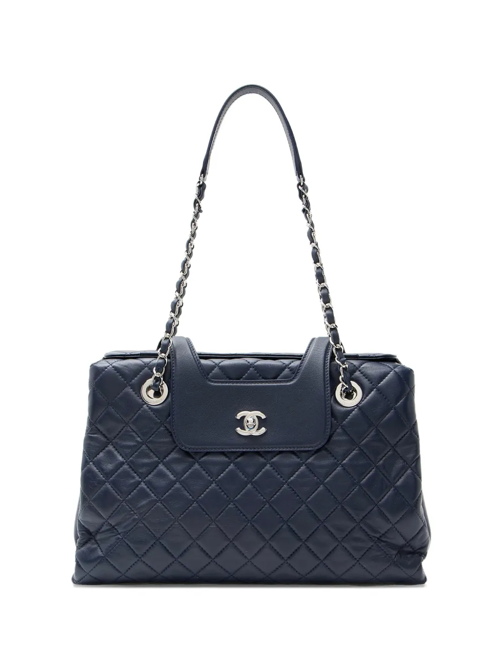 CHANEL Pre-Owned 2014-2015 quilted shoulder bag - Blu