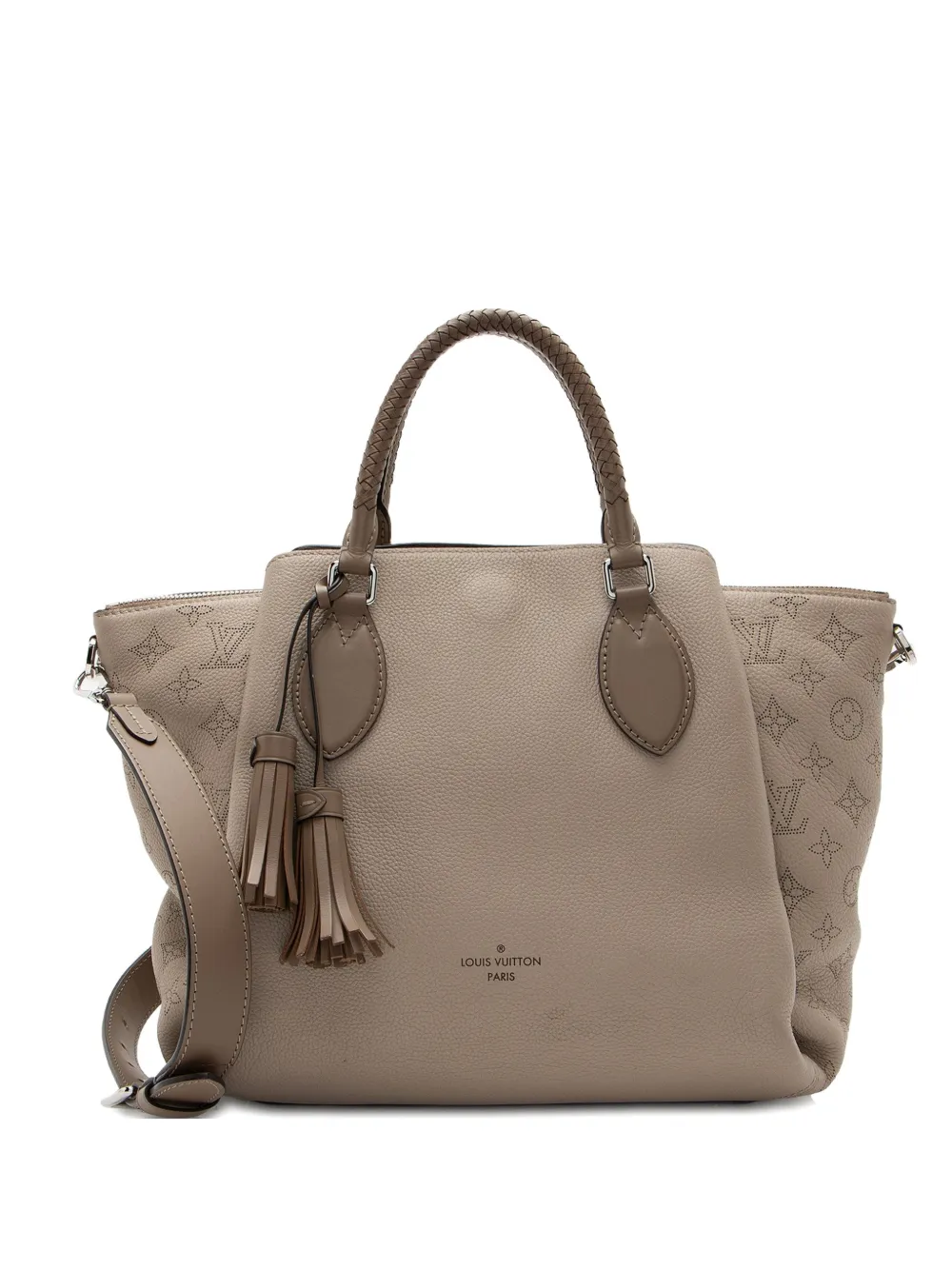 Louis Vuitton Pre-Owned Mahina leather tassel satchel - Toni neutri