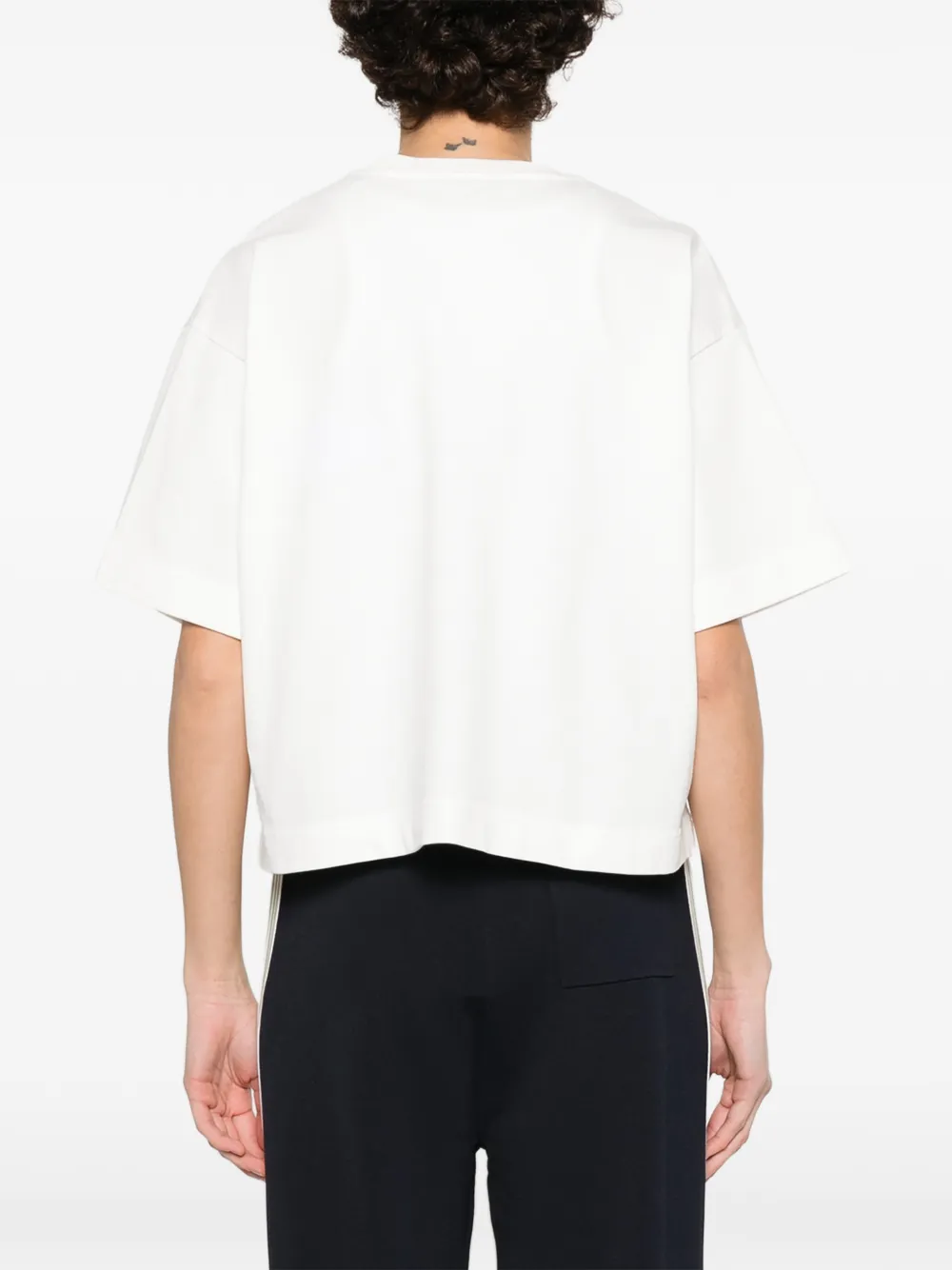 Autry Gestreepte sweater met logo Wit