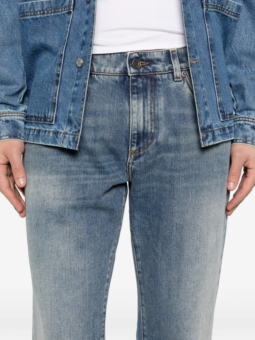 Dolce & Gabbana back-patch Jeans | Blue | FARFETCH