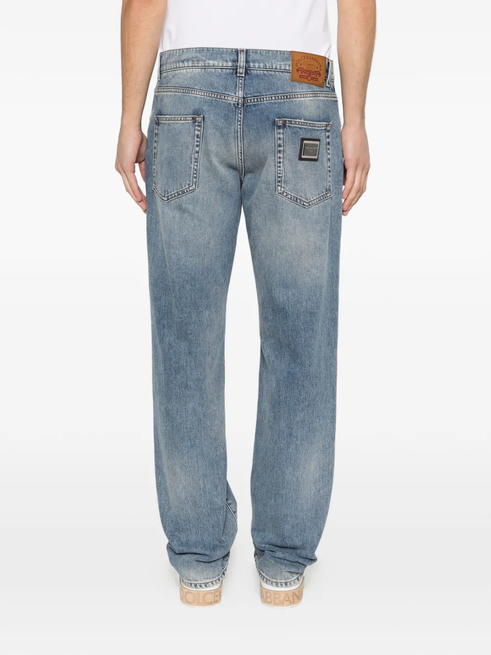 Dolce & Gabbana back-patch Jeans | Blue | FARFETCH