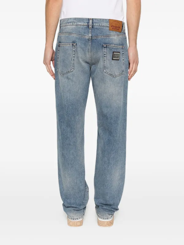 Dolce & Gabbana back-patch Jeans | Blue | FARFETCH
