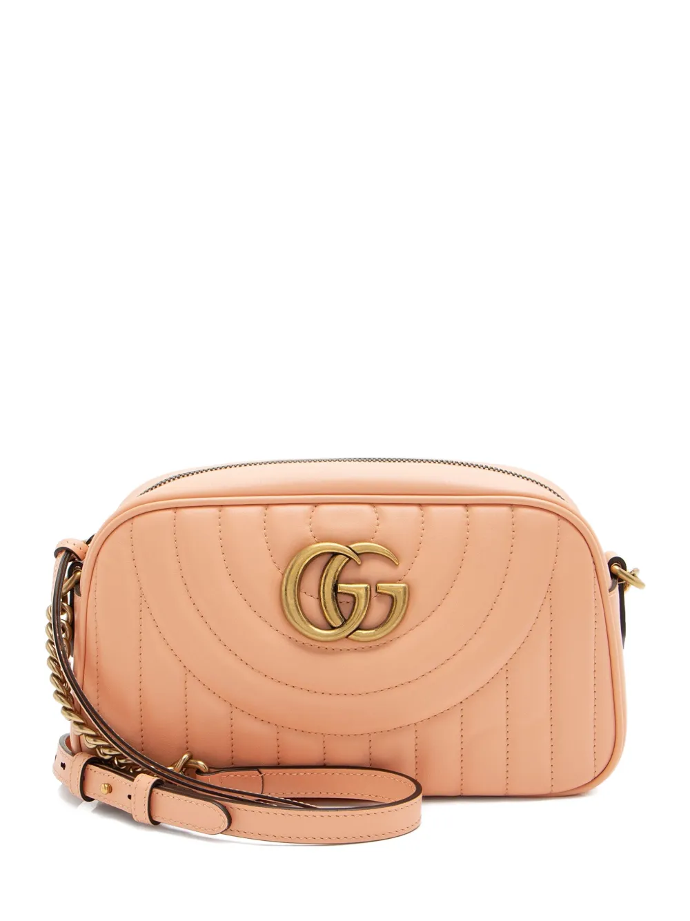Gucci Pre-Owned logo-plaque shoulder bag - Rosa