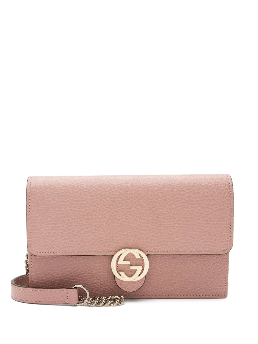 Gucci Pre-Owned logo-plaque crossbody bag - Rosa