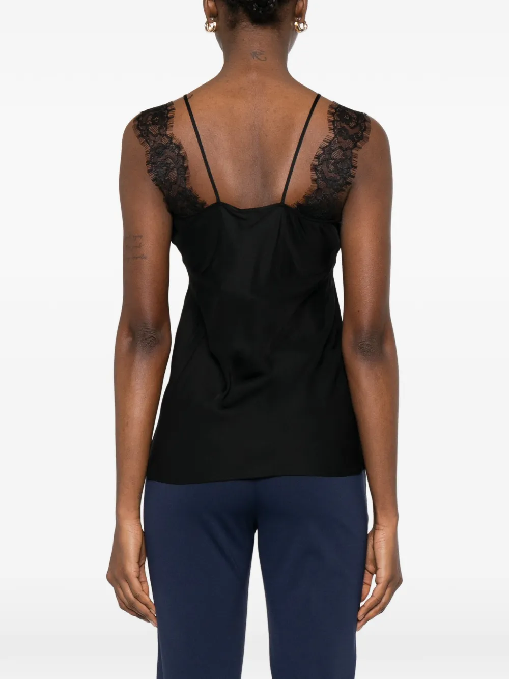 PINKO Top met kant Zwart