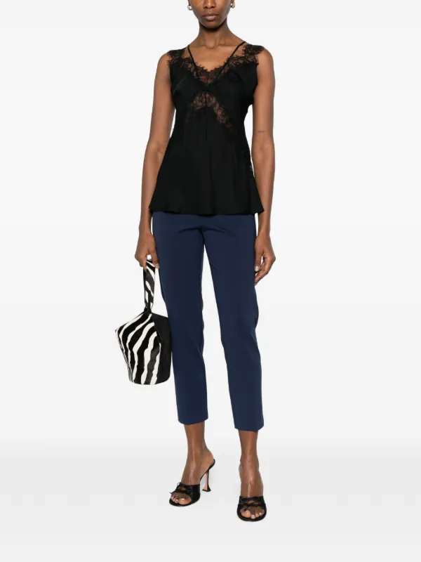 PINKO Lace Lingerie Top | Black | FARFETCH