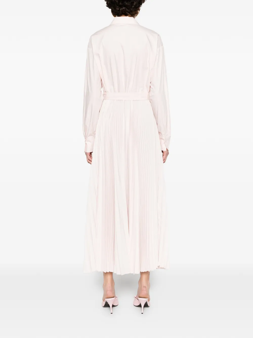 TWINSET Geplooide blousejurk Roze