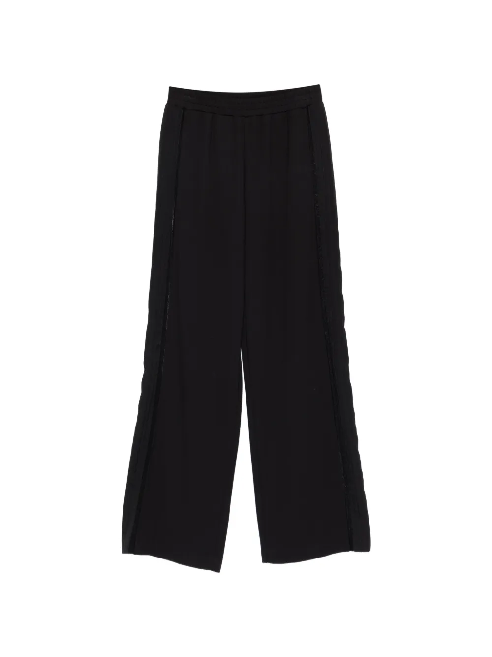 TWINSET trim palazzo pants - Nero