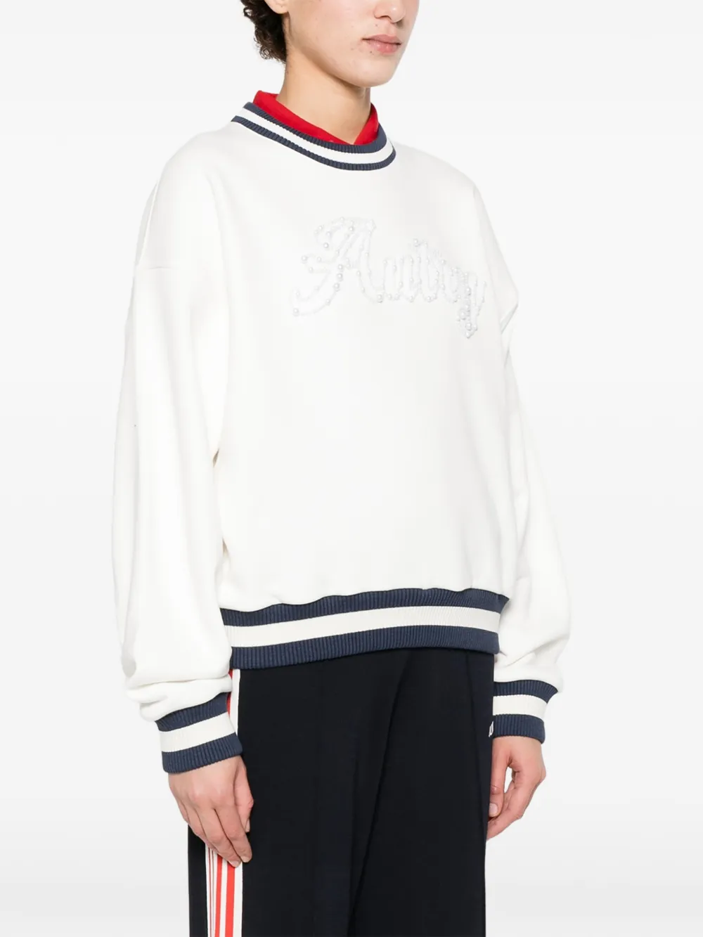  Autry Camiseta Bordada - Blanco 