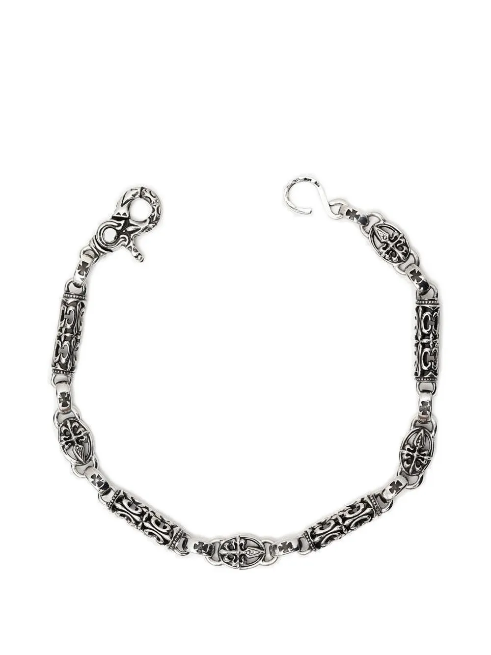 Amal Guessous engraved chain necklace - Argento