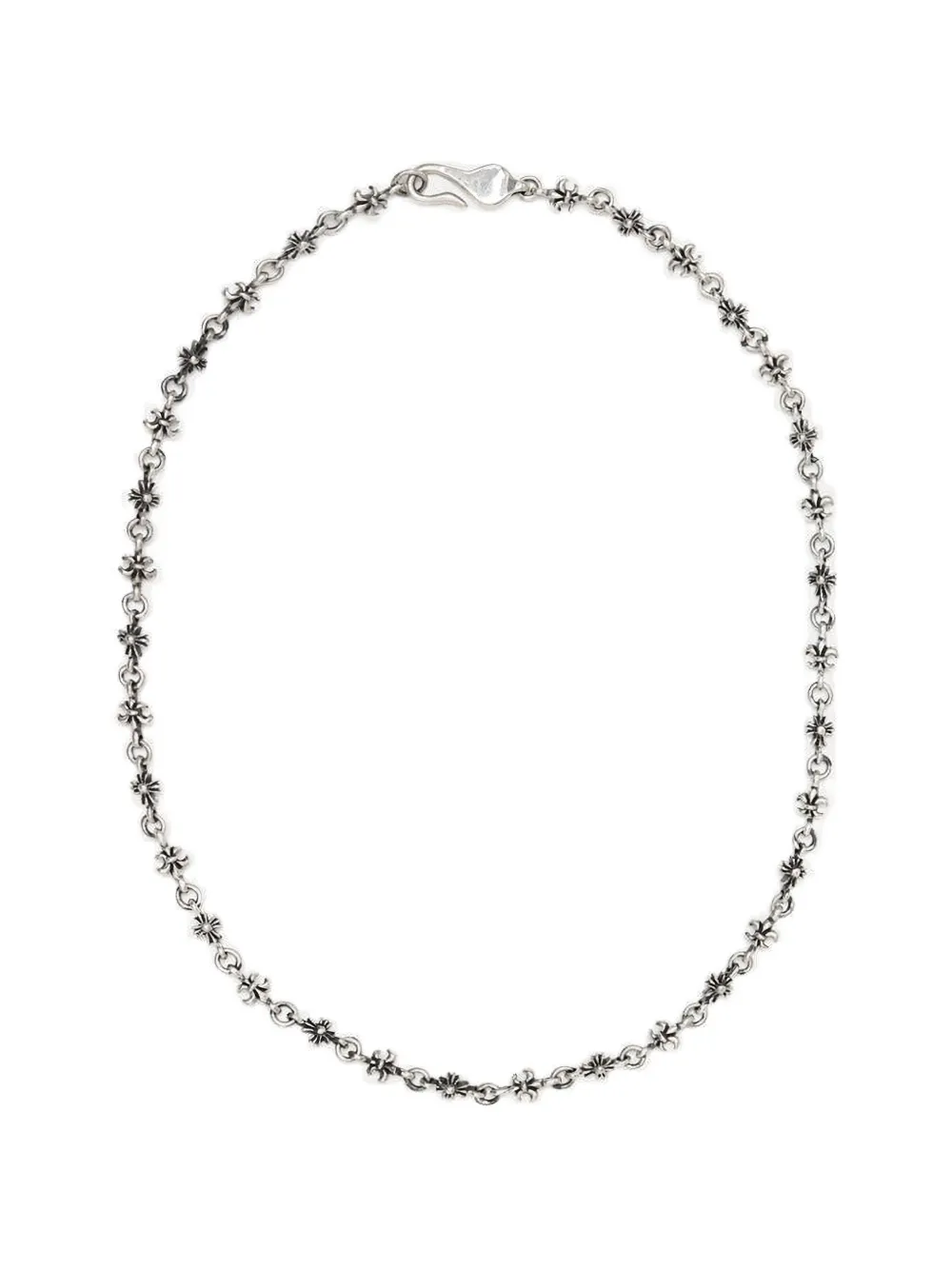 Amal Guessous flower-chain necklace - Silber