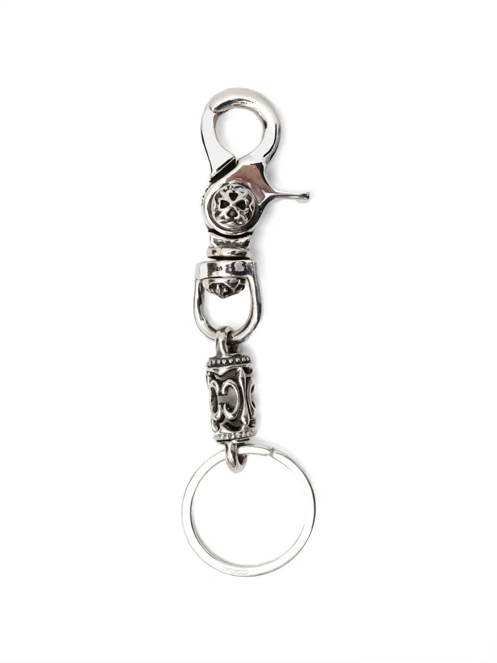 Amal Guessous ornate keyring - Silber