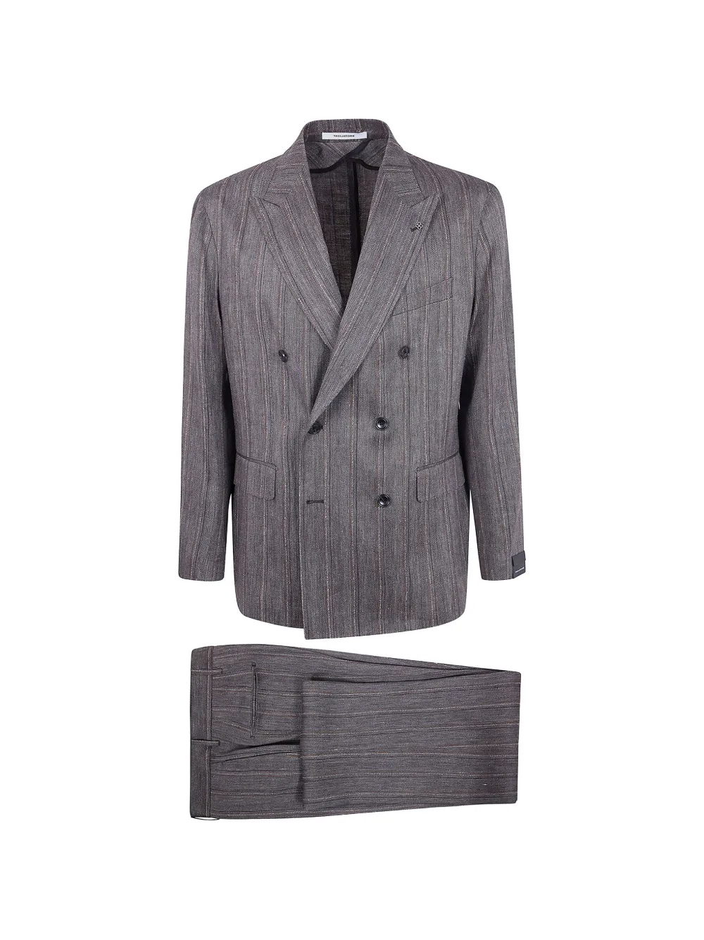 Tagliatore pinstripe double-breasted blazer - Grigio