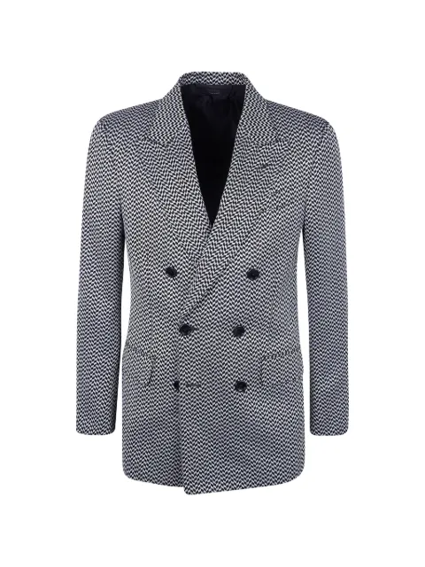TOM FORD herringbone double-breasted jacket