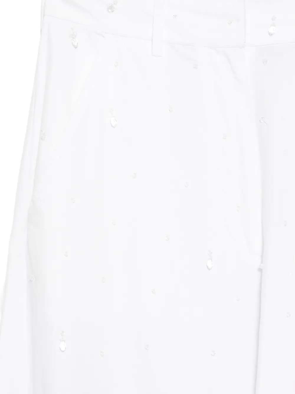  Giuseppe Di Morabito Beaded Trousers - White 
