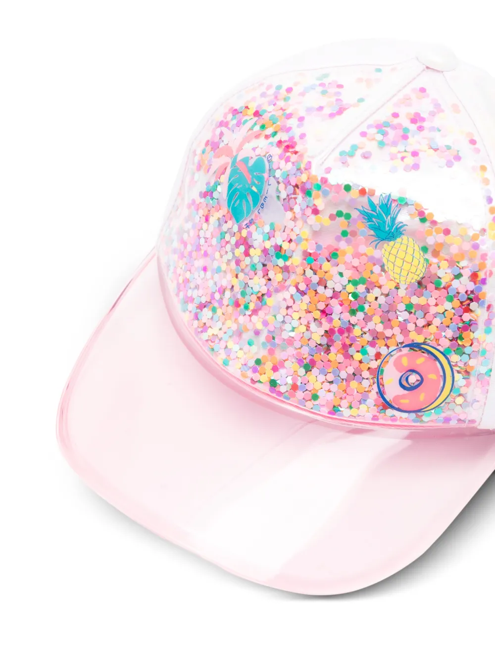  Billieblush Confetti-detail Baseball Cap - Pink 