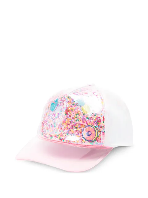 Billieblush gorra de béisbol con detalle de confeti