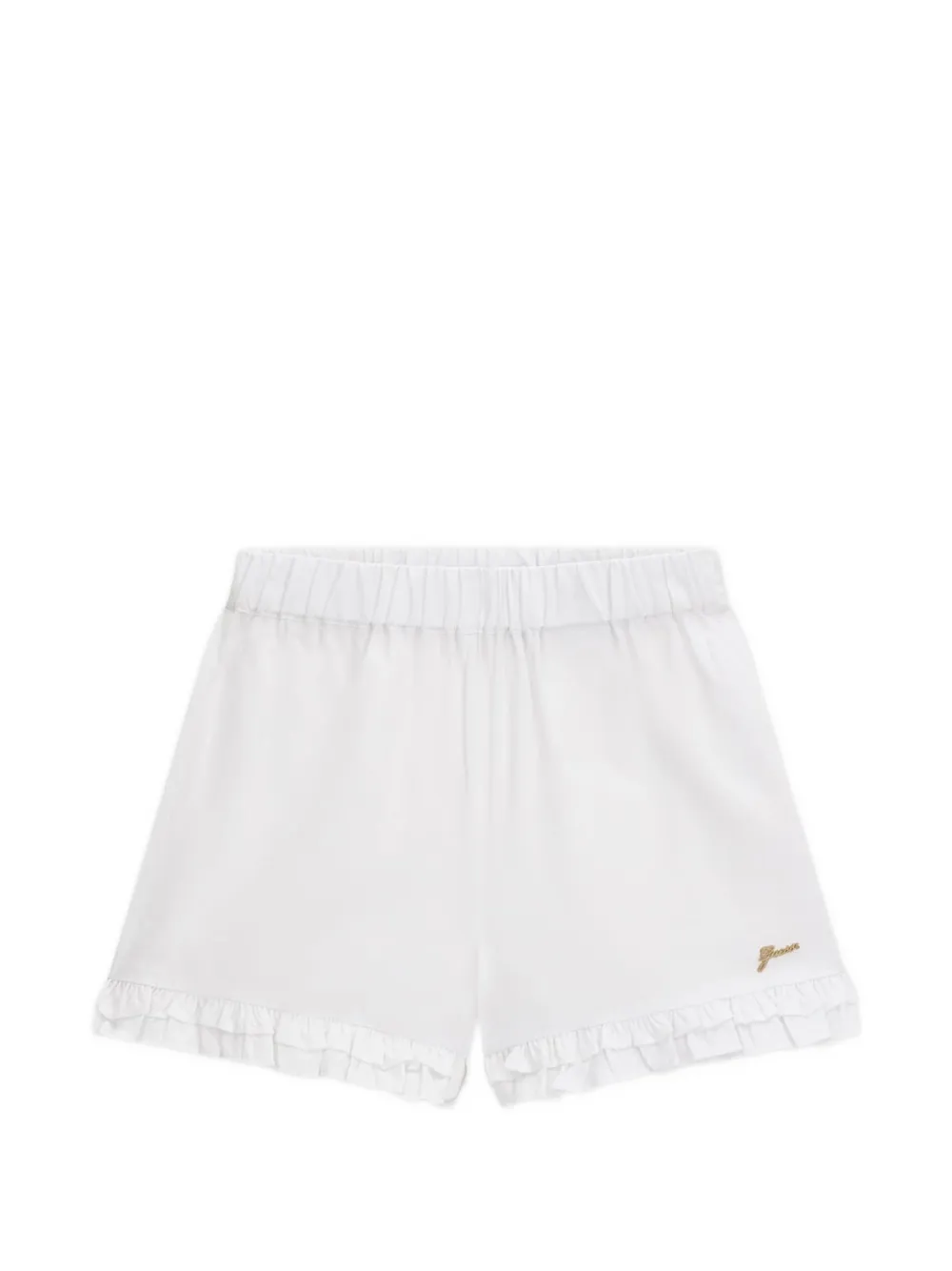 guess kids ruffled shorts - Bianco