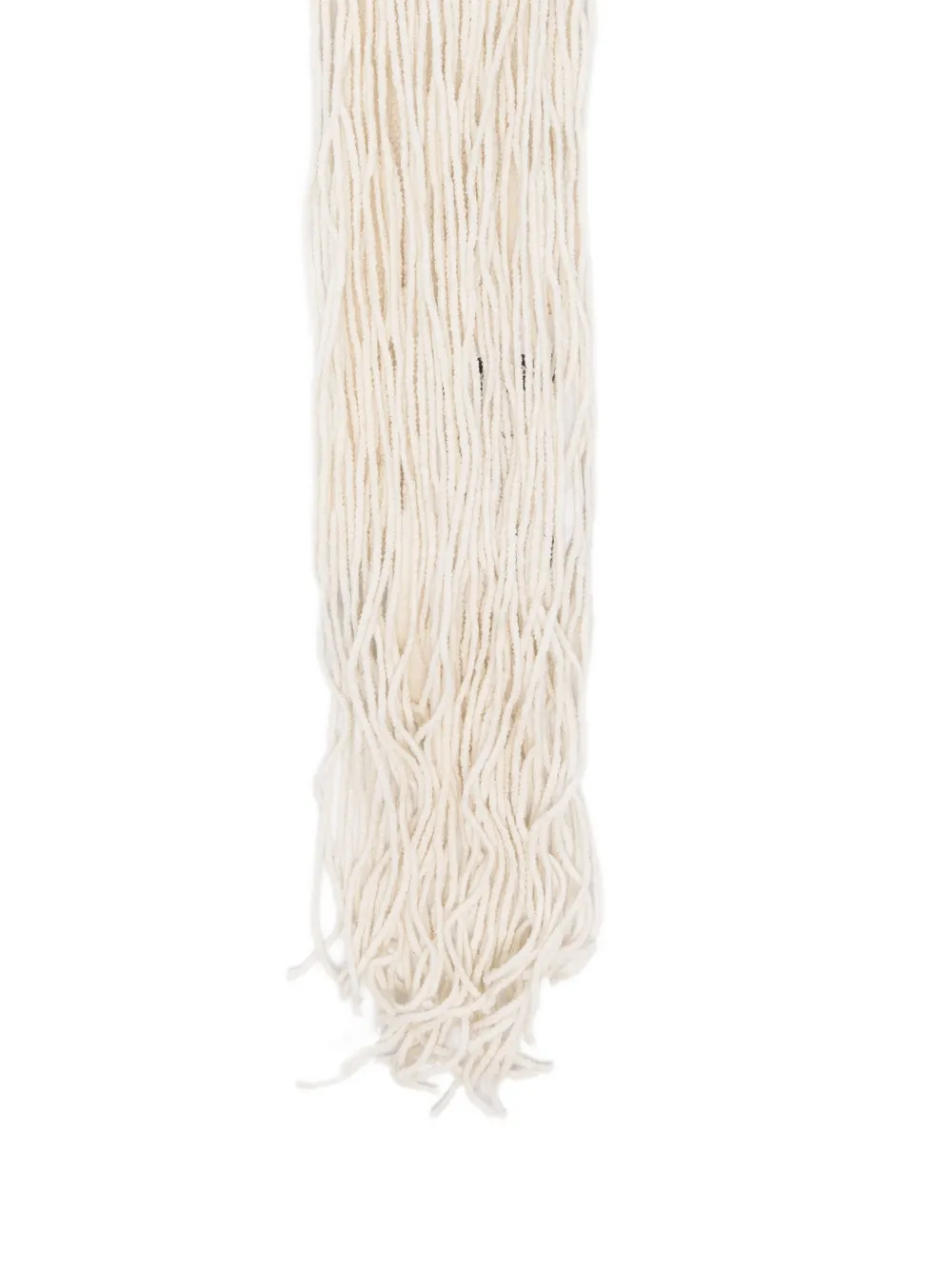  Issey Miyake Pre-owned 2010s Fringed Tie - Neutrals 