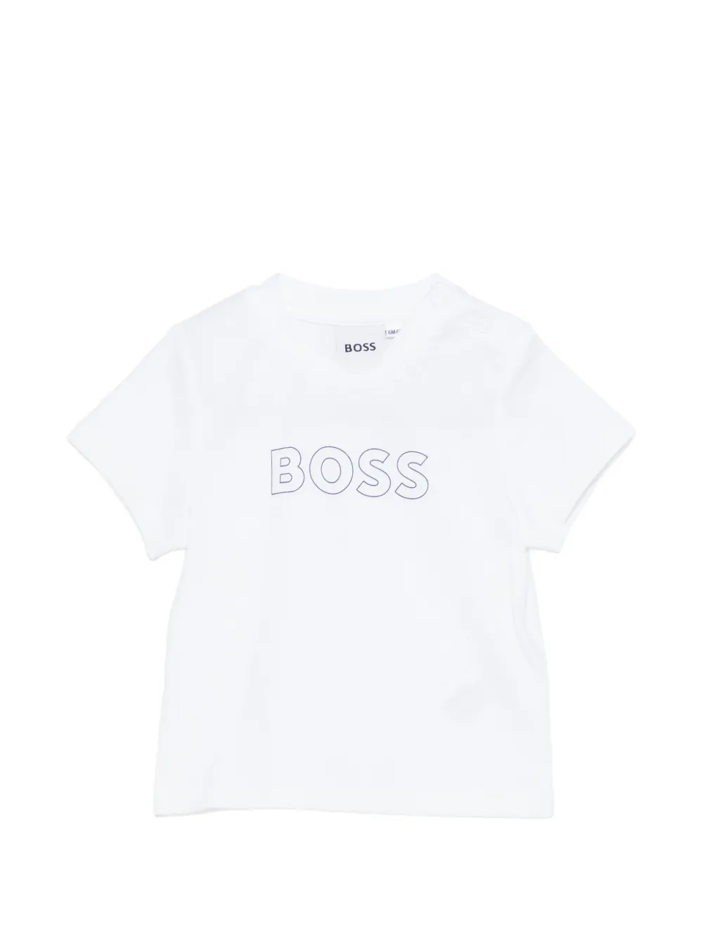 BOSS Kidswear Katoenen romperset Blauw