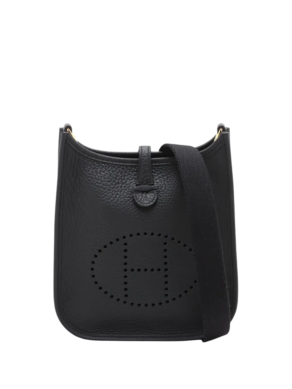 Hermès Pre-Owned Borsa a tracolla Evelyne 16 TPM in pelle Clemence 2025 - Nero