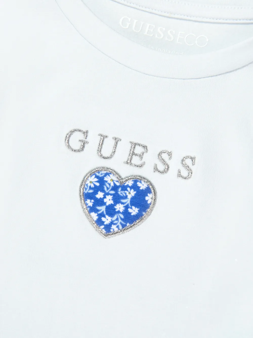 guess kids Jurk met bloemenprint Blauw