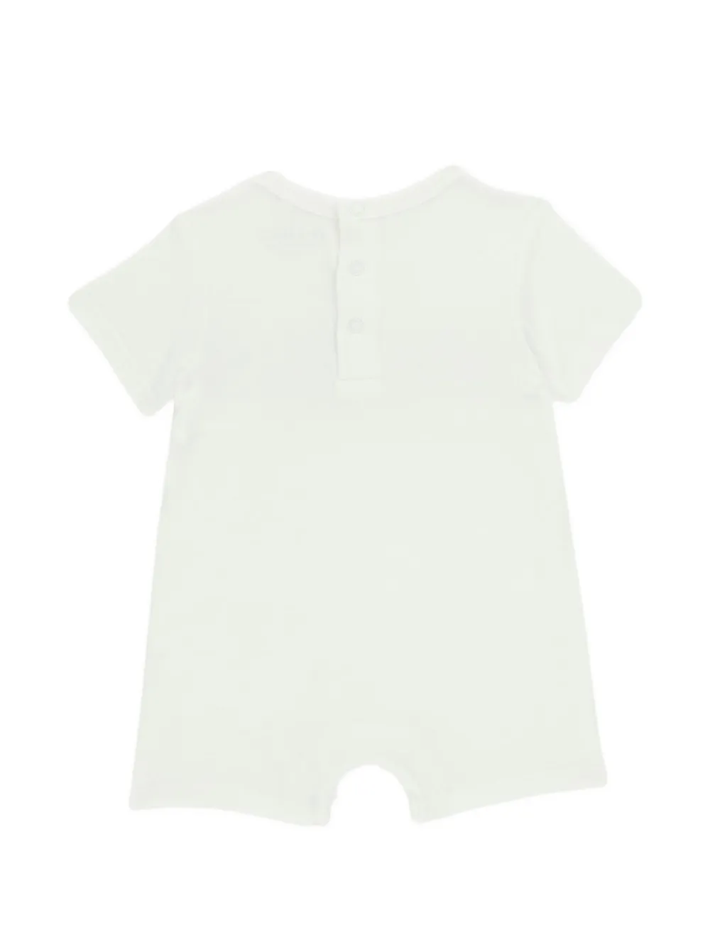  Guess Kids Logo-embroidered Romper - White 