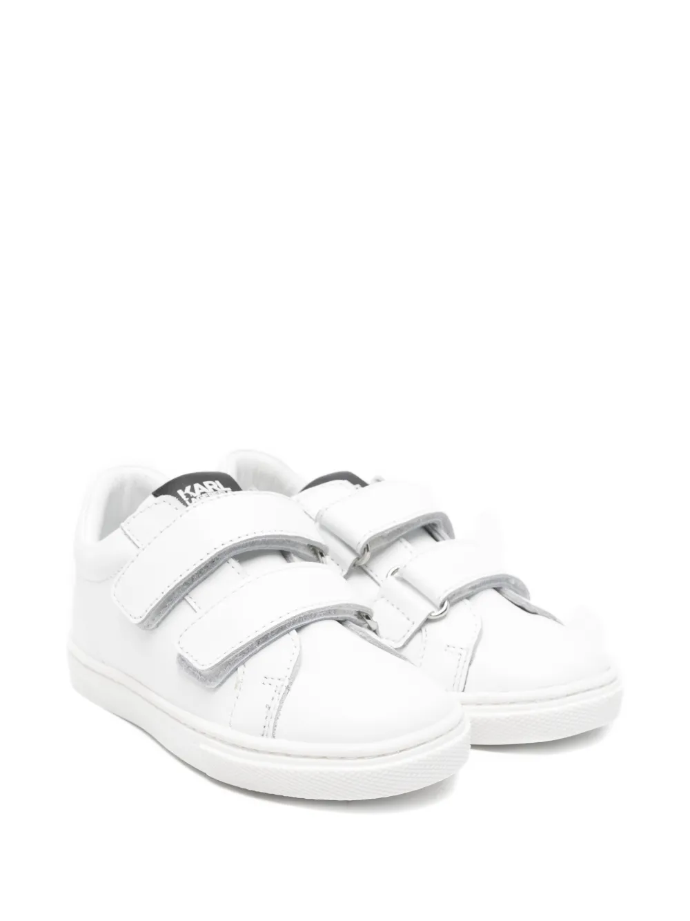 Karl Lagerfeld Kids leather sneakers - Bianco