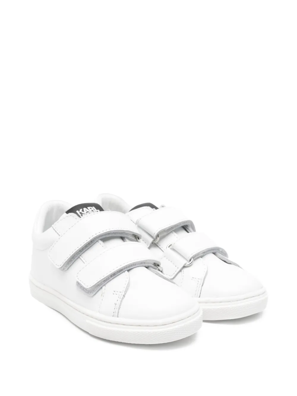 Karl Lagerfeld Kids leather sneakers - Bianco