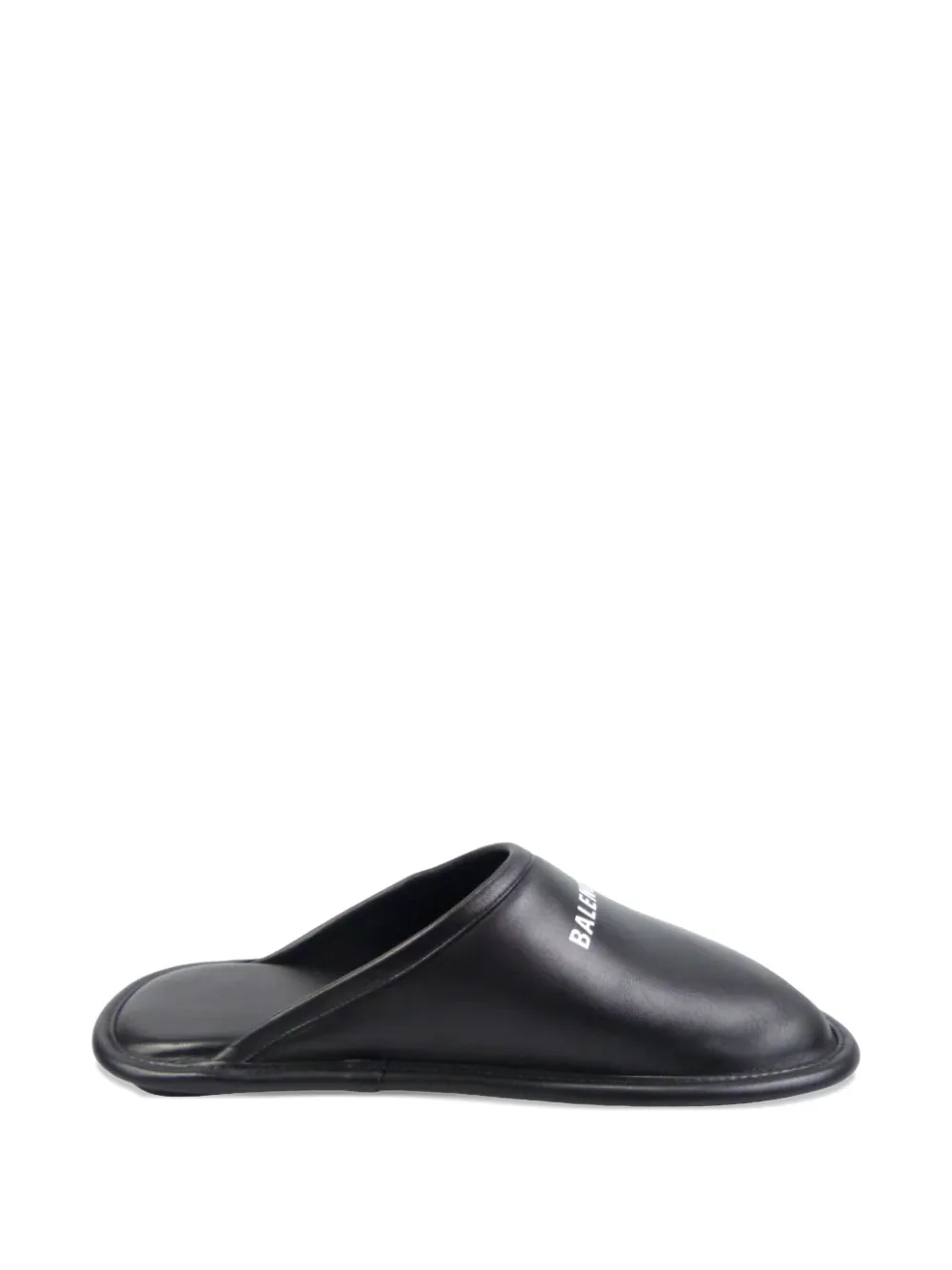 Balenciaga Mules con suola piatta e logo - Nero