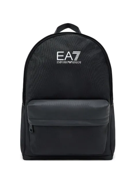 Ea7 Emporio Armani mochila con detalle de logo