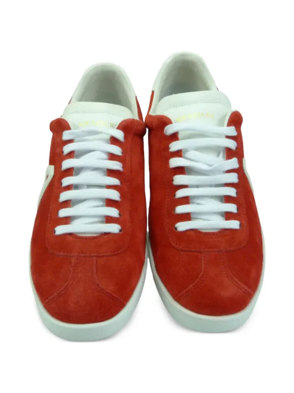 Aquazzura lace-up A-motif Sneakers | Red | FARFETCH