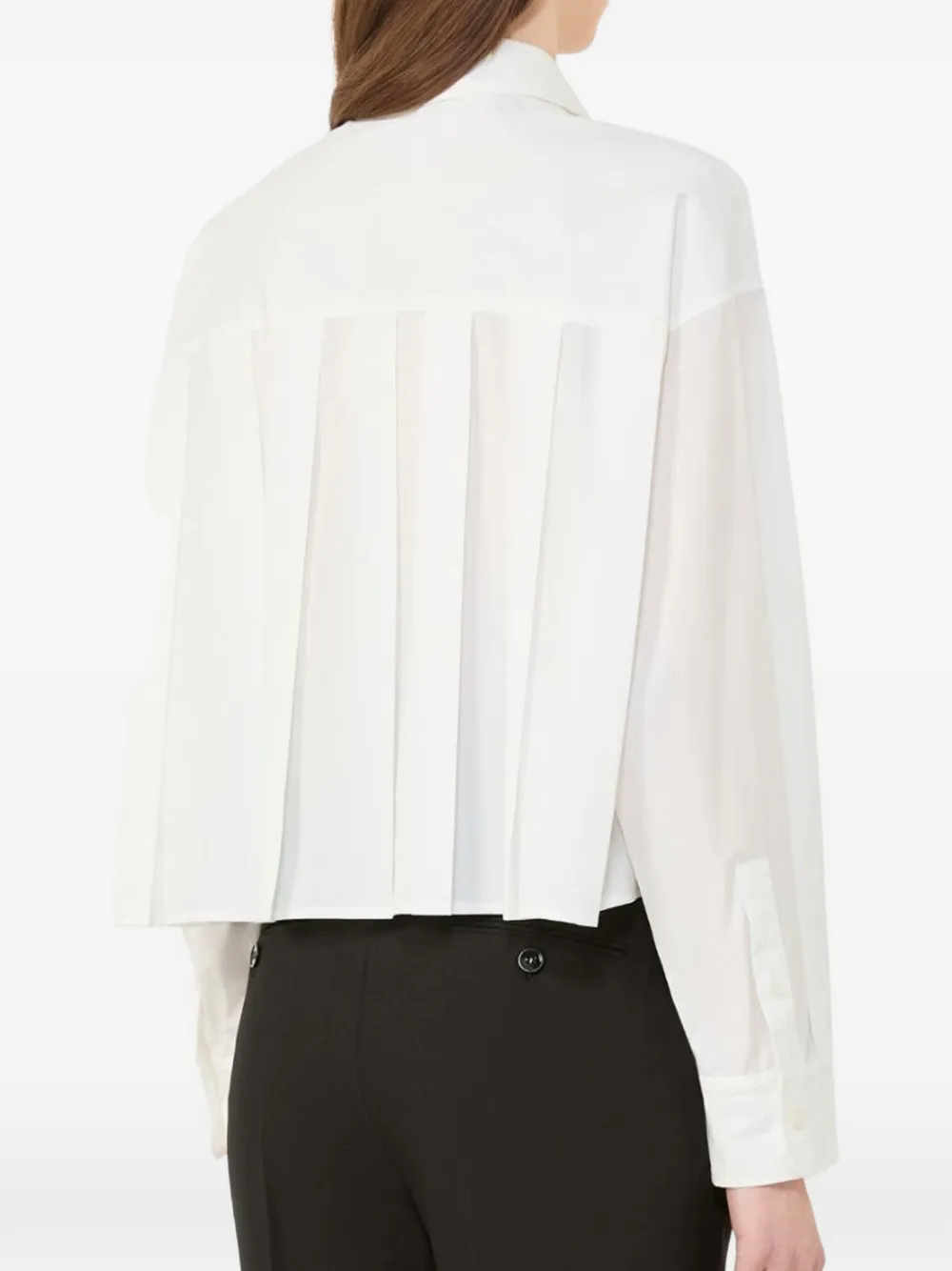  Weekend Max Mara Pleated Shirt - White 
