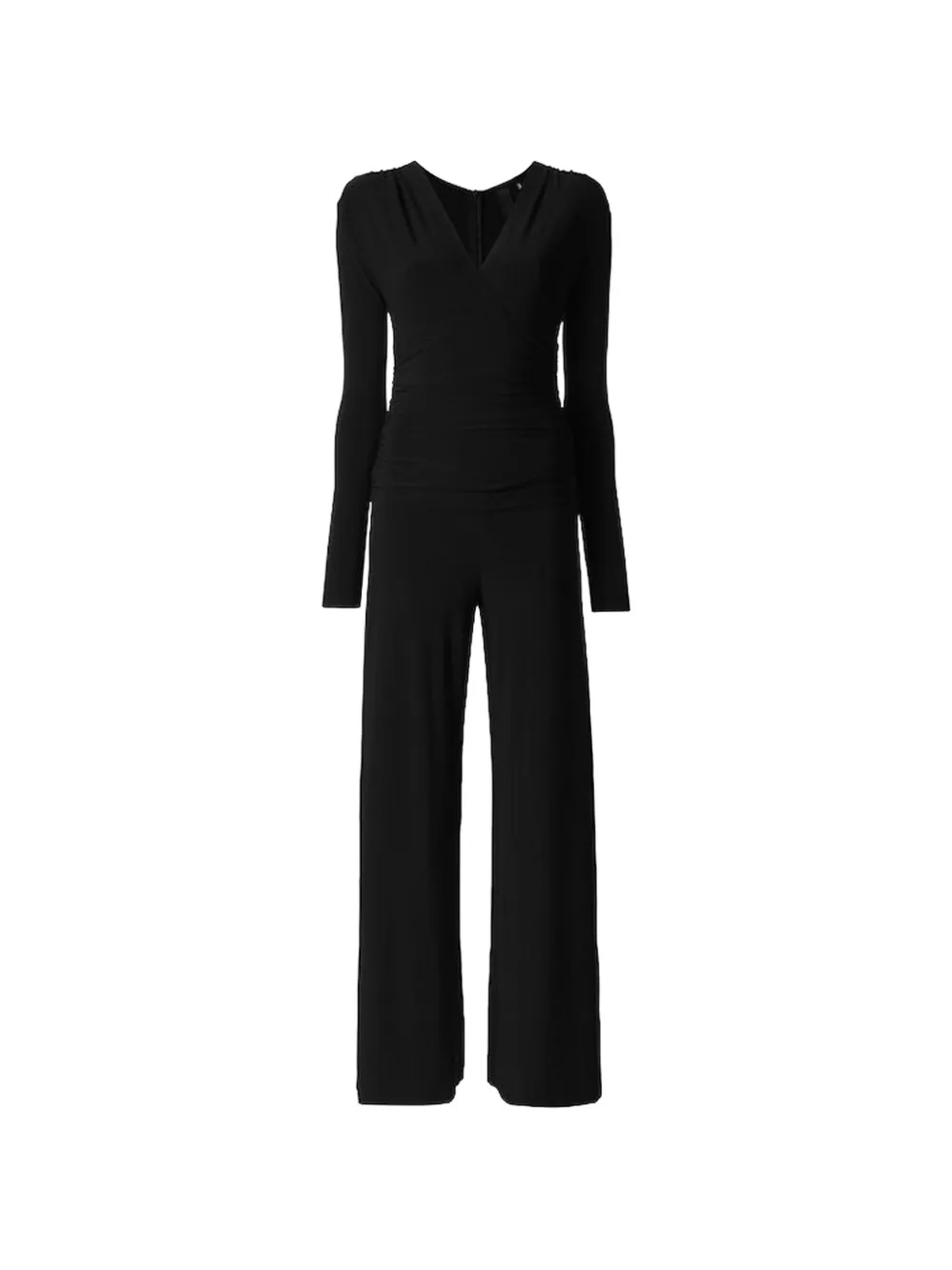 Norma Kamali Pantaloni con ruches - Nero