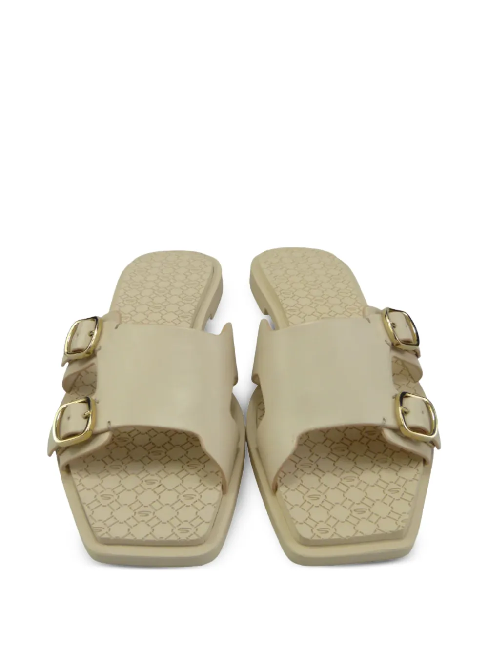 Santoni Sandalen met gesp Beige