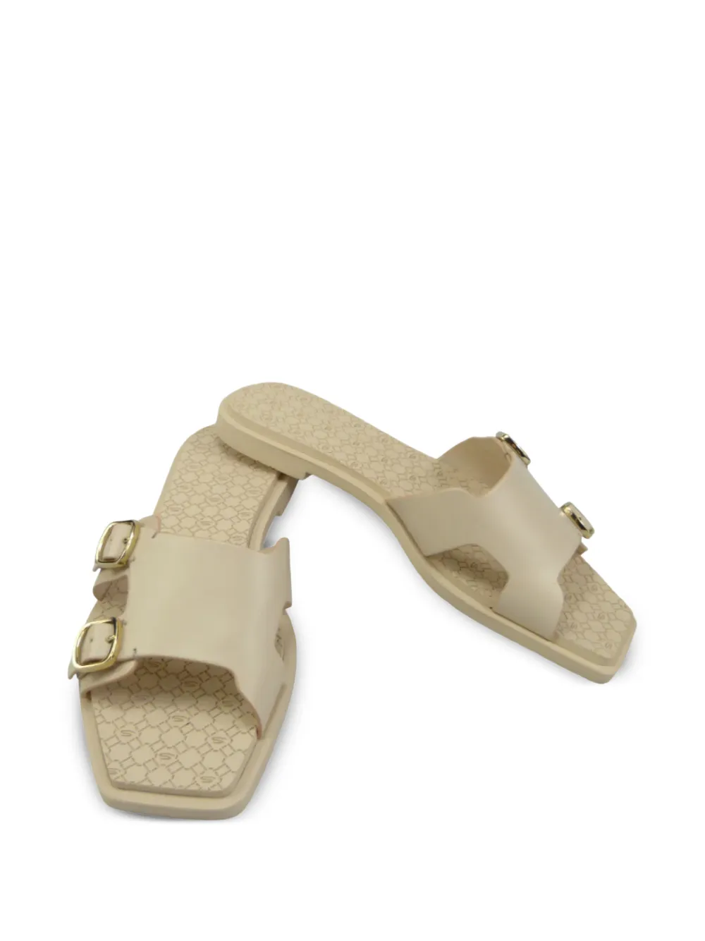 Santoni Sandalen met gesp Beige