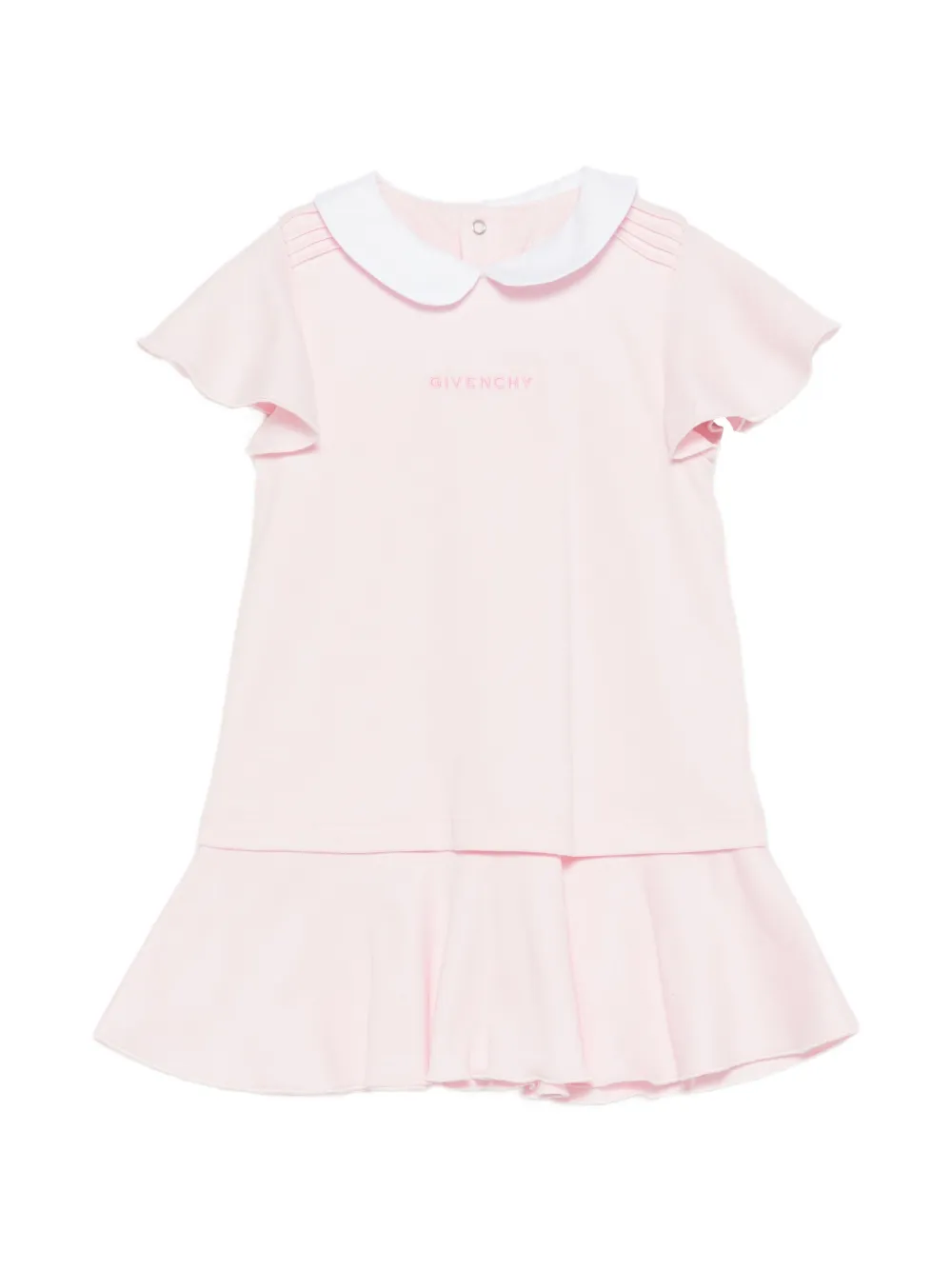 Givenchy Kids ruffled babygrow set - Rosa