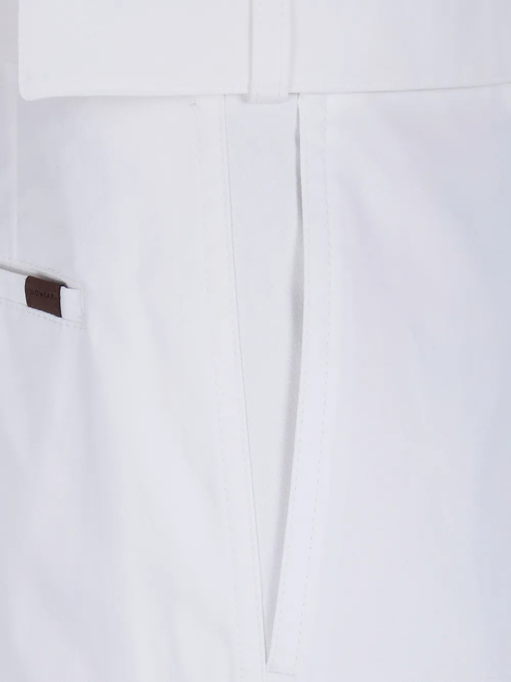  Incotex Belt Trousers - White 