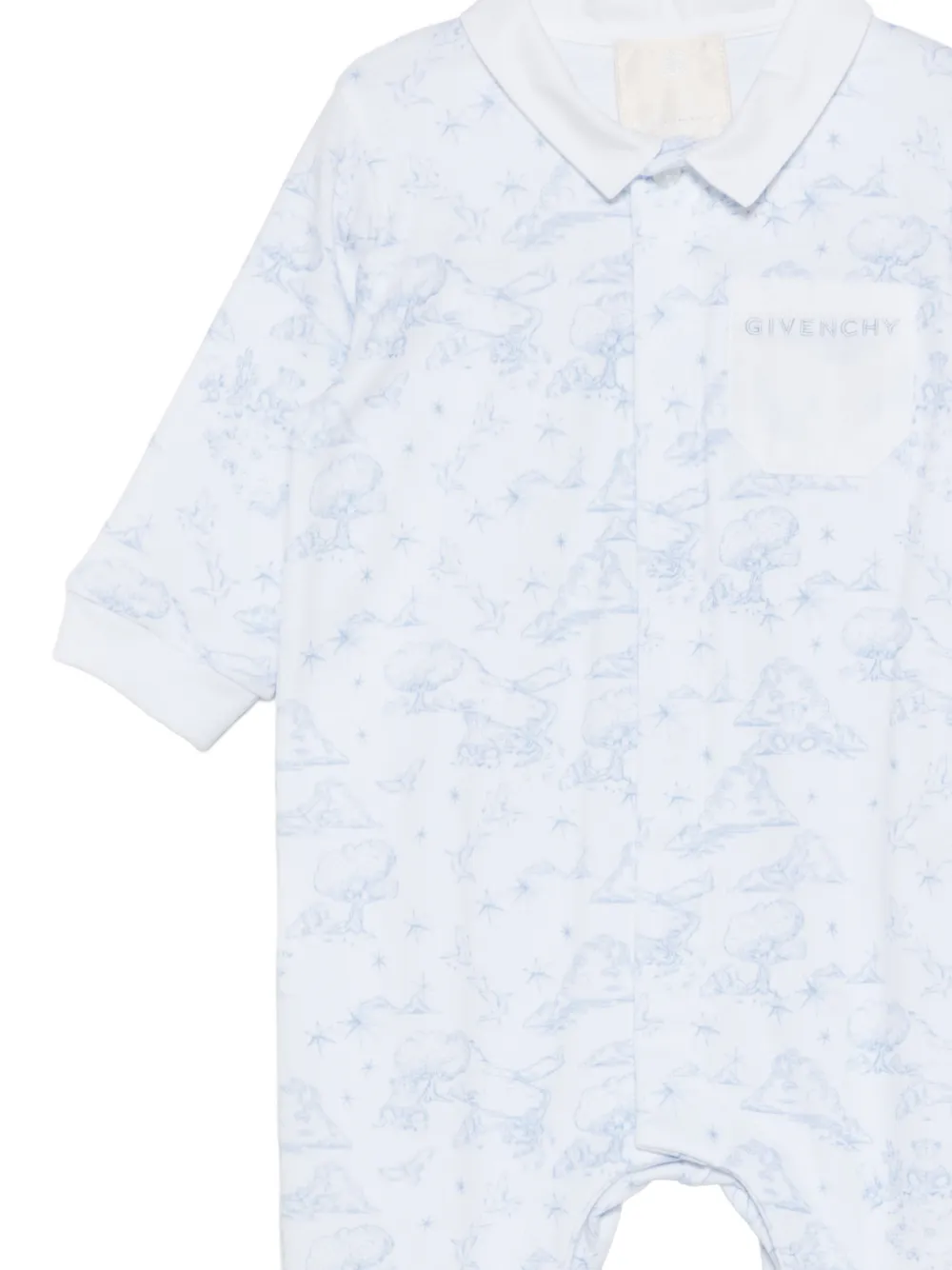  Givenchy Kids Set De Pelele Con Motivo - Blanco 
