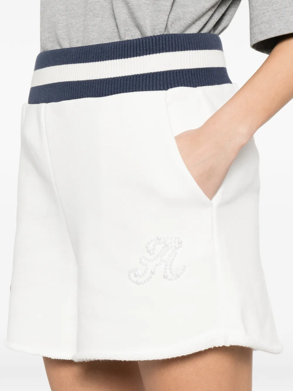 Autry Shorts met logo afwerking Wit