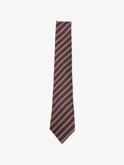 Zegna striped silk tie